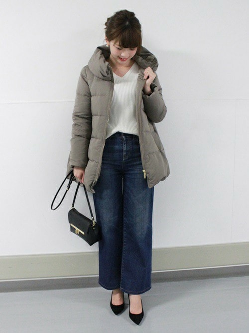 Noble（ノーブル）の「エステルファイユミドルダウンコート◇（ダウン