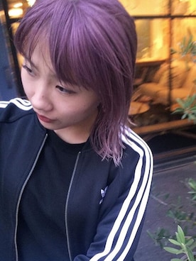 「アイテム（ジャージ）」を使った、井川    由莉香さん（レディース・157cm・10代）の春コーディネート