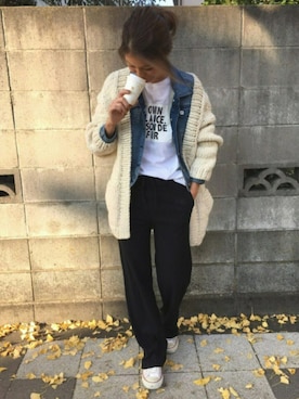 yukoさん（レディース・168cm）の秋コーディネート