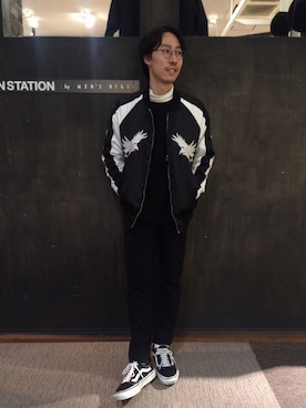 「ユニオンステーション」｜ユニオンステーションららぽーと新三郷店さん（メンズ・168cm）の秋コーディネート