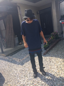 「NEONSIGN（ネオンサイン）のアイテム（その他）」を使った、dreamerさん（メンズ・166cm）の夏コーディネート
