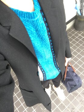 「アイテム（チェスターコート）」を使った、⭐りゅーちゃん社長⭐︎さん（メンズ・184cm・10代）の秋コーディネート