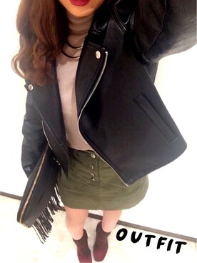 ヤマキミさん（レディース・154cm）の秋コーディネート