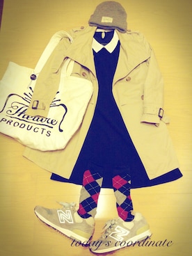 Runeさん（レディース・155cm）の秋コーディネート