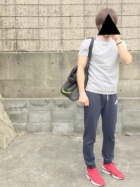 「筋トレ」｜odekoさん（メンズ・169cm）の春コーディネート