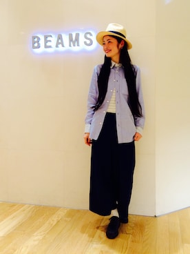 「白ソックス」｜MIYAさん（レディース・159cm）の春コーディネート