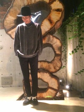 秦翔平さん(メンズ・180cm)の秋コーディネート