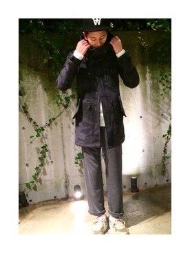 「GIGGER」｜秦翔平さん（メンズ・180cm）の秋コーディネート