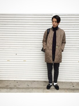 秦翔平さん(メンズ・180cm)の冬コーディネート