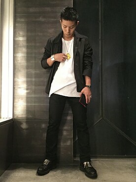 「アイテム（その他小物）」を使った、Keiichi Kuribayashiさん（メンズ・170cm）の秋コーディネート