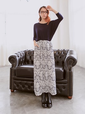 「サイドゴアブーツ」｜OVoVO（オーヴォ）さん（レディース・163cm）の冬コーディネート