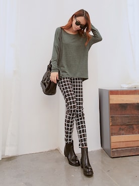 「旅行」｜OVoVO（オーヴォ）さん（レディース・163cm）の冬コーディネート