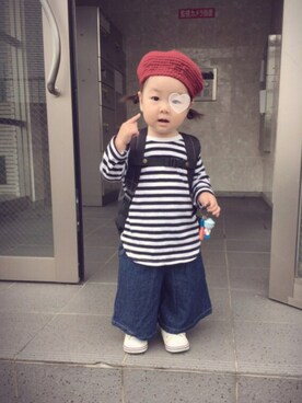 HINAさん（キッズ・70cm）の秋コーディネート