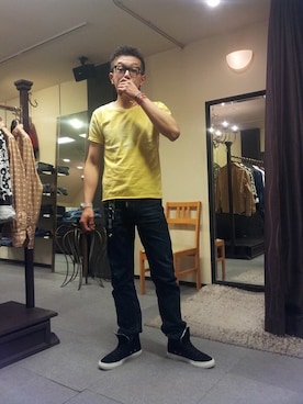 Kakeru Nagatomoさん（メンズ・176cm）の春コーディネート