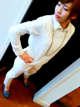 「アイテム（パンプス）」を使った、Minori Nishiokaさん（レディース・152cm・10代）の春コーディネート