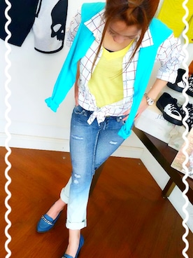 「アイテム（パンプス）」を使った、Minori Nishiokaさん（レディース・152cm・10代）の春コーディネート