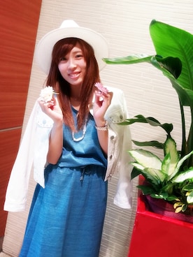 「アイテム（ワンピース/ドレス）」を使った、Minori Nishiokaさん（レディース・152cm・10代）の春コーディネート