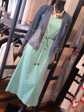 「アイテム（ワンピース/ドレス）」を使った、Minori Nishiokaさん（レディース・152cm・10代）の夏コーディネート