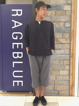 「アイテム（バングル/リストバンド）」を使った、與あたえって読みます【RAGEBLUE】さん（メンズ・178cm・20代）の夏コーディネート