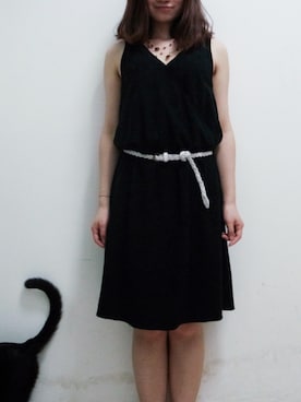 「ESPRIT（エスプリ）のアイテム（ワンピース/ドレス）」を使った、Mathildaさん（レディース・155cm）の秋コーディネート