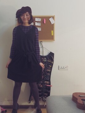 「ESPRIT（エスプリ）のアイテム（ワンピース/ドレス）」を使った、Mathildaさん（レディース・155cm）の春コーディネート