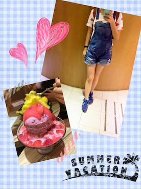 「cotton on（コットンオン）のアイテム（オールインワン・サロペット）」を使った、SandyBearさん（レディース・165cm）の秋コーディネート