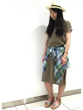 JOURNAL STANDARD Lady's 吉祥寺店 スタッフさん(レディース・162cm)の夏コーディネート