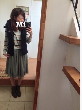 「ともだちとごはん」｜Mimiさん（レディース・167cm）の秋コーディネート
