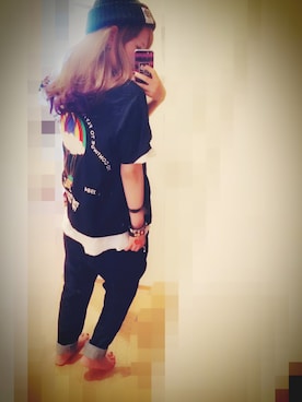 「Deviluse（Deviluse）のアイテム（ニットキャップ/ビーニー）」を使った、halさん（レディース・151cm）の秋コーディネート