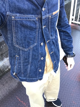 「umit benan（ウミットベナン）のアイテム」を使った、Mitsuruさん（メンズ・175cm）の秋コーディネート