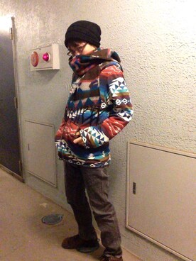 「アイテム（スマホグッズ）」を使った、pierre、さん（メンズ・165cm・20代）の冬コーディネート