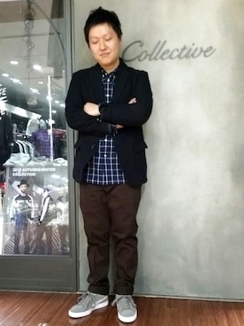 「ユニオンステーション」｜UNION STATIONさん（メンズ・170cm）の秋コーディネート