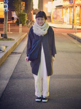 「I am I （アイアムアイ）のアイテム（その他アウター）」を使った、33さん（レディース・161cm）の春コーディネート