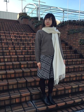 mai kakegawaさん（レディース・162cm）の冬コーディネート