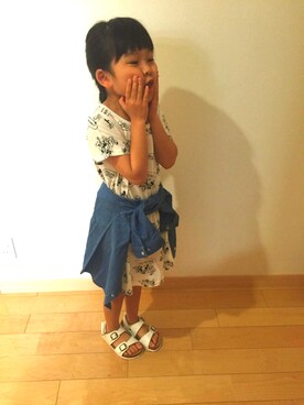 mocoさん（キッズ・110cm）の春コーディネート