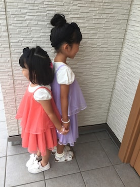 mocoさん（キッズ・110cm）の夏コーディネート