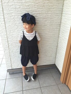 mocoさん(キッズ・110cm)の夏コーディネート