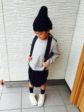 mocoさん（キッズ・110cm）の秋コーディネート