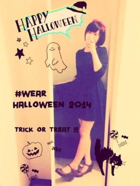 「Trick or Treat」｜にみりさん（レディース・157cm）の秋コーディネート