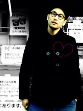 「BEAMS（ビームス）のアイテム（ピーコート）」を使った、ＡＢ蔵さん（メンズ・175cm）の春コーディネート