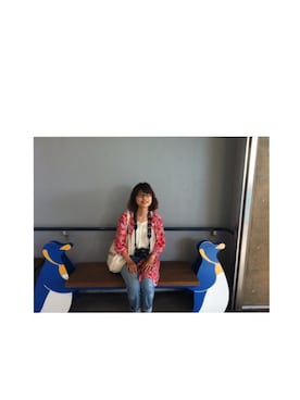 「カメラ女子」｜「アイテム（ソックス/靴下）」を使った、myumyu*さん（レディース・169cm）の夏コーディネート