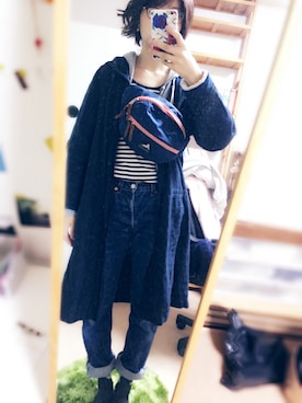 「グレゴリー」｜「アイテム（その他アウター）」を使った、myumyu*さん（レディース・169cm）の秋コーディネート