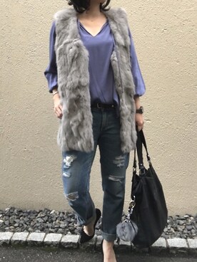 aikoさん（レディース・158cm）の秋コーディネート