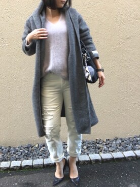 「DIANA」｜「アイテム（その他アウター）」を使った、aikoさん（レディース・158cm）の秋コーディネート