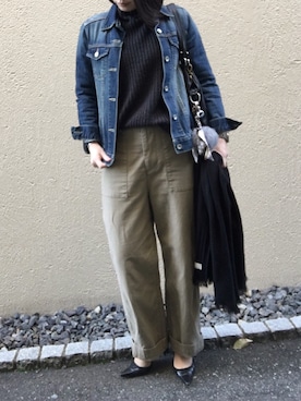 「DIANA」｜「アイテム（その他アウター）」を使った、aikoさん（レディース・158cm）の冬コーディネート