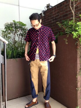 Haranoさん（メンズ・180cm）の春コーディネート