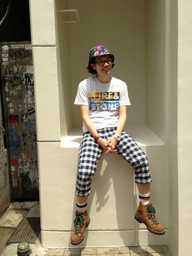 Haranoさん（メンズ・180cm）の春コーディネート