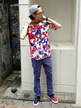 Haranoさん（メンズ・180cm）の夏コーディネート