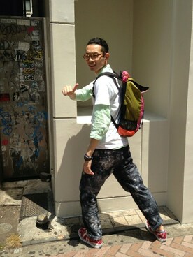 Haranoさん（メンズ・180cm）の夏コーディネート