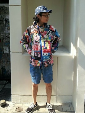 Haranoさん（メンズ・180cm）の夏コーディネート